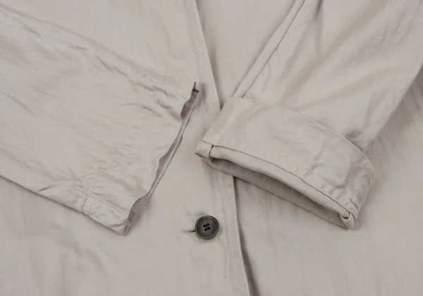 Veritecoeur Stand Collar Cotton Long Shirt Dress K-163956_008