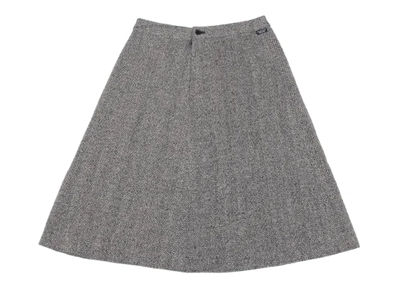 Mademoiselle NON NON Linen Silk Tweed Skirt K-163960_006