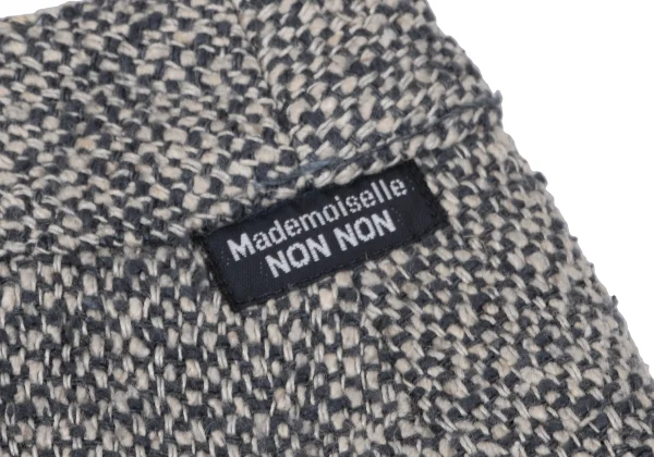 Mademoiselle NON NON Linen Silk Tweed Skirt K-163960_007