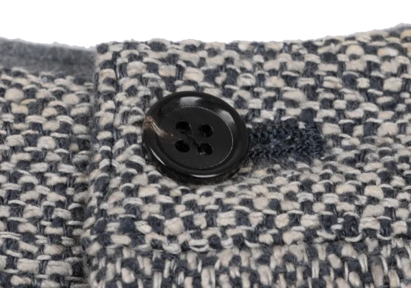 Mademoiselle NON NON Linen Silk Tweed Skirt K-163960_008