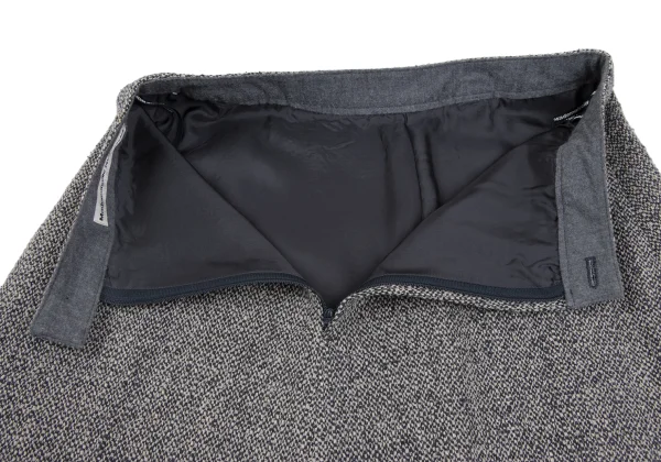 Mademoiselle NON NON Linen Silk Tweed Skirt K-163960_009