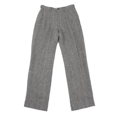 Mademoiselle NON NON Linen Silk Tweed Pants