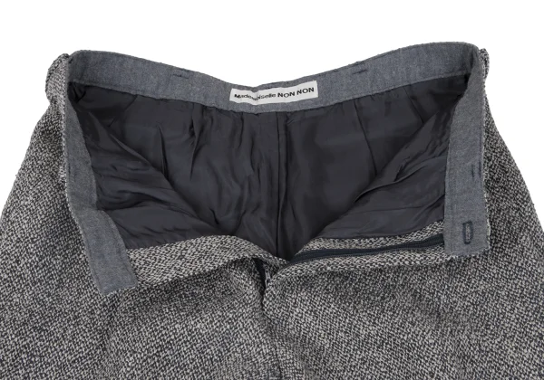 Mademoiselle NON NON Linen Silk Tweed Pants K-163962_006