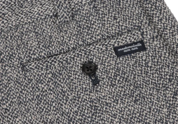 Mademoiselle NON NON Linen Silk Tweed Pants K-163962_014