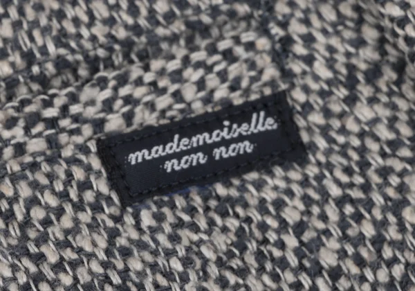 Mademoiselle NON NON Linen Silk Tweed Pants K-163962_015