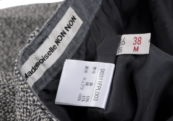 Mademoiselle NON NON Linen Silk Tweed Pants K-163962_017