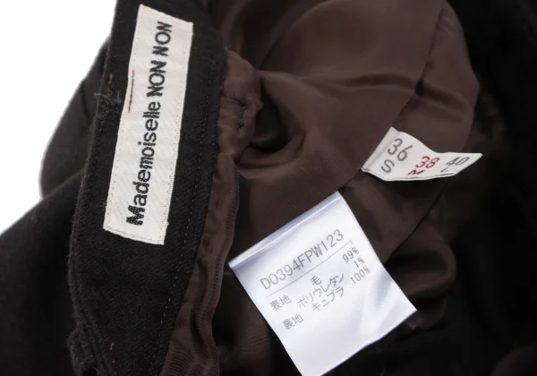 Mademoiselle NON NON Wool Double Pants K-163963_011