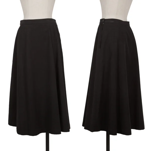 Mademoiselle NON NON Cotton Flare Skirt Black 38M K-163964_001
