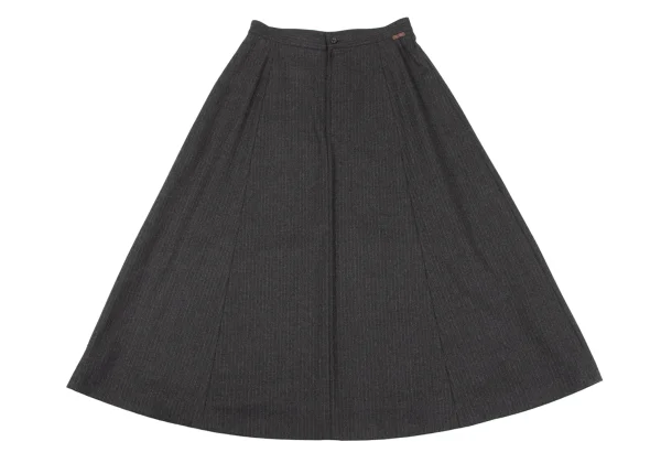 Mademoiselle NON NON Wool Striped Skirt K-163965_007