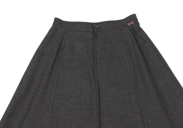 Mademoiselle NON NON Wool Striped Skirt K-163965_008