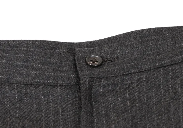 Mademoiselle NON NON Wool Striped Skirt K-163965_010