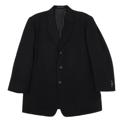 Yohji Yamamoto POUR HOMME Wool Patch Pocket Jacket