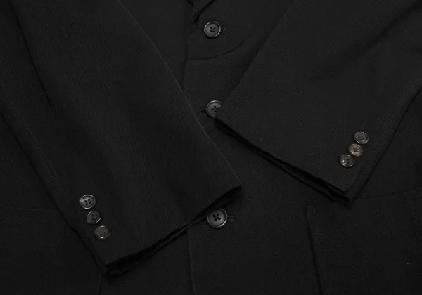 Yohji Yamamoto POUR HOMME Wool Patch Pocket Jacket K-163966_005