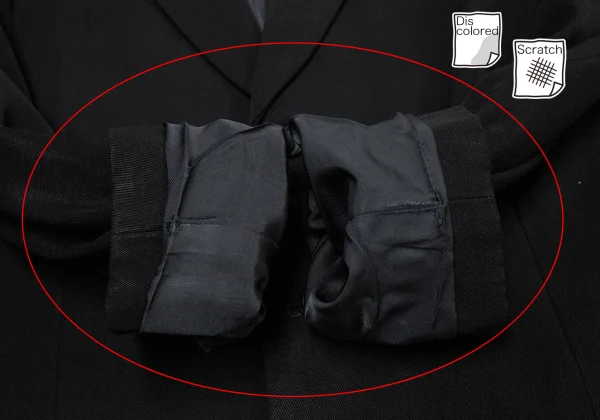 Yohji Yamamoto POUR HOMME Wool Patch Pocket Jacket K-163966_006