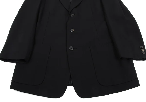 Yohji Yamamoto POUR HOMME Wool Patch Pocket Jacket K-163966_007
