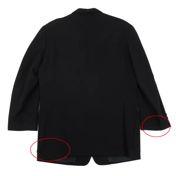 Yohji Yamamoto POUR HOMME Wool Patch Pocket Jacket K-163966_014