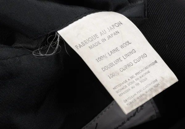 Yohji Yamamoto POUR HOMME Wool Patch Pocket Jacket K-163966_018