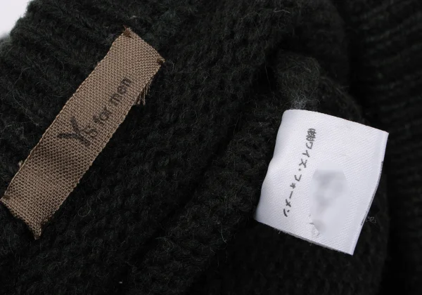 Y's for men Wool Knit Sweater K-163972_010