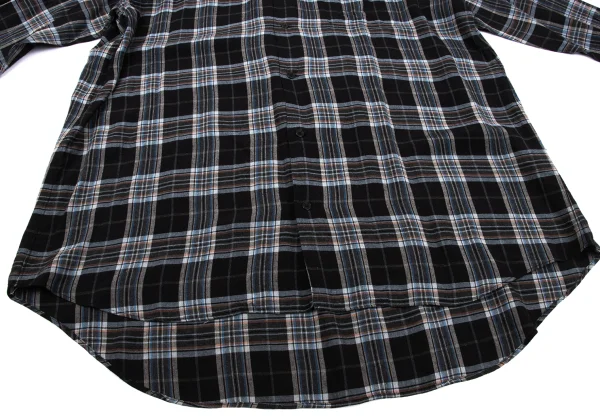 Y's for men Rayon Open-collar Checker Long Shirt K-163973_009