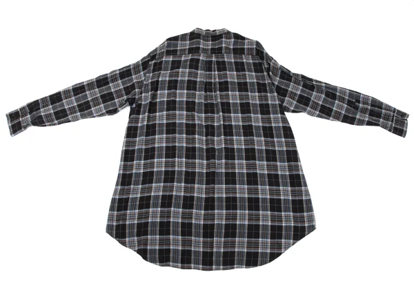 Y's for men Rayon Open-collar Checker Long Shirt K-163973_012