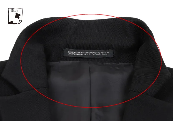 Y's Wool Gabardine Jacket K-163975_005
