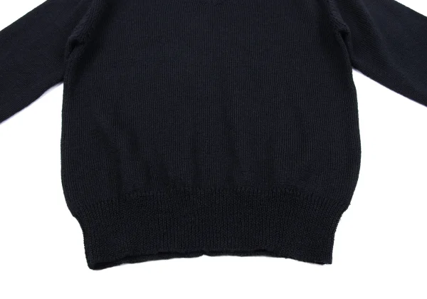 COMME des GARCONS HOMME Wool V Neck Knit Sweater K-163979_007