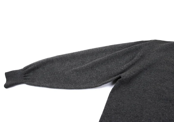 COMME des GARCONS HOMME Wool Nylon V-neck Knit Sweater K-163980_004