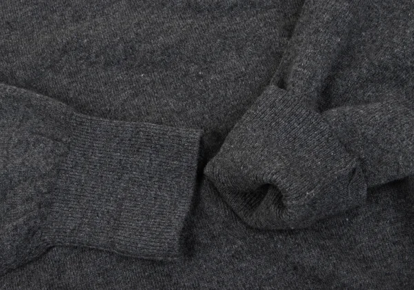 COMME des GARCONS HOMME Wool Nylon V-neck Knit Sweater K-163980_005