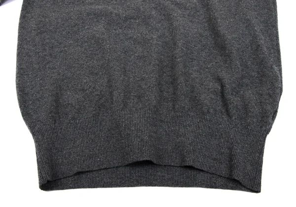 COMME des GARCONS HOMME Wool Nylon V-neck Knit Sweater K-163980_006