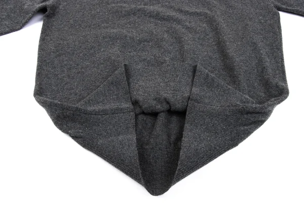 COMME des GARCONS HOMME Wool Nylon V-neck Knit Sweater K-163980_007