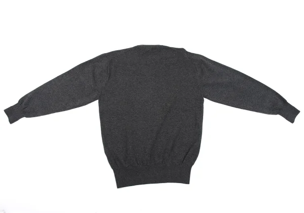 COMME des GARCONS HOMME Wool Nylon V-neck Knit Sweater K-163980_008