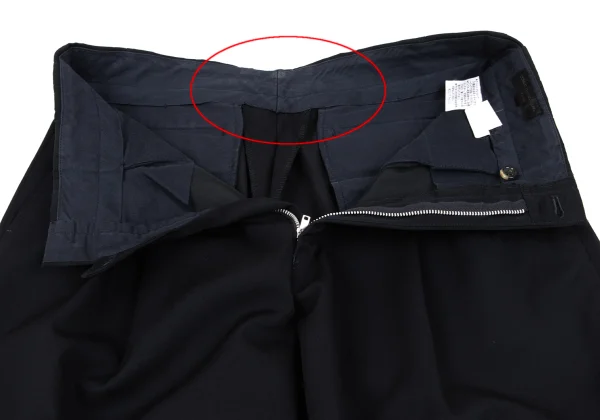 COMME des GARCONS HOMME Wool Gaba Double Pants K-163982_007