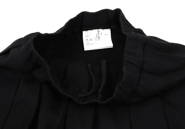 robe de chambre COMME des GARCONS Wool Pleated Knit Skirt K-163985_005