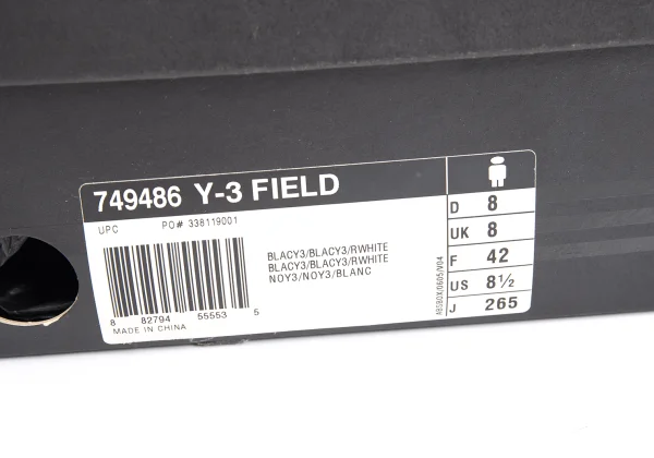 Y-3 FIELD Leather Sneakers K-163986_018