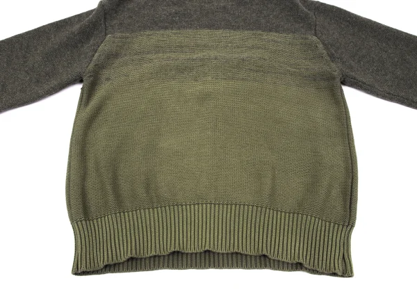 COMME des GARCONS Mixed Material Knit Sweater K-163989_006