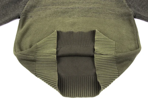 COMME des GARCONS Mixed Material Knit Sweater K-163989_008