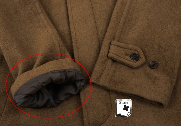 COMME des GARCONS HOMME Washed Wool Trench Coat K-163990_006