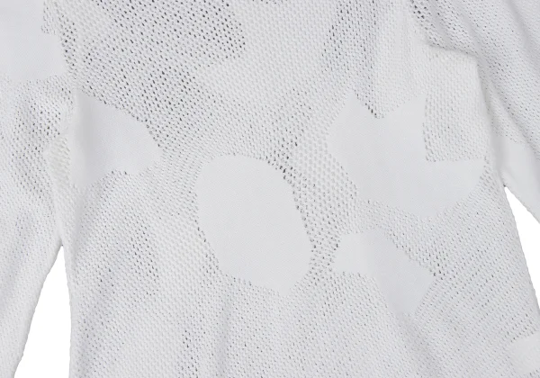 COMME des GARCONS Cotton Nylon Mesh Jacquard Knit K-163991_005