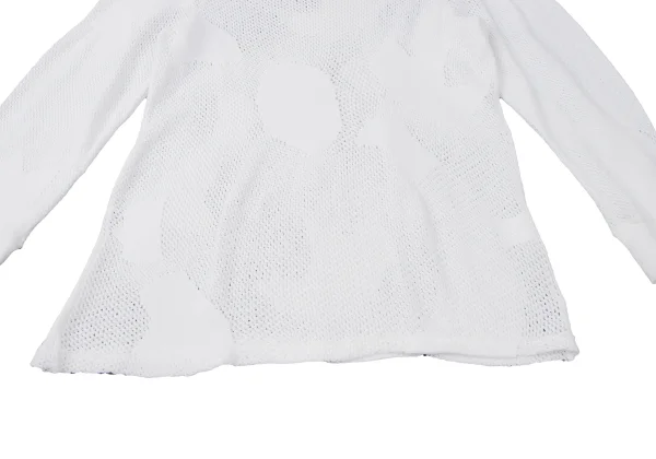 COMME des GARCONS Cotton Nylon Mesh Jacquard Knit K-163991_008