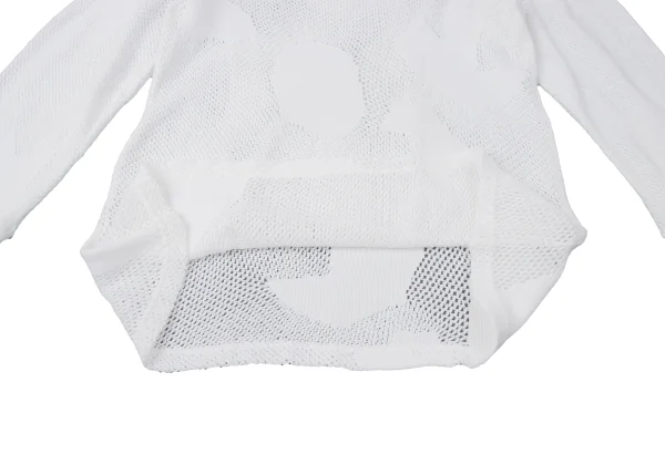 COMME des GARCONS Cotton Nylon Mesh Jacquard Knit K-163991_009
