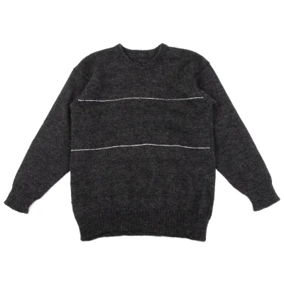 L.Q. Y's for men Wool Striped Knit Sweater