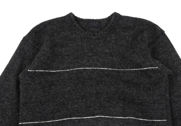 L.Q. Y's for men Wool Striped Knit Sweater K-163993_002