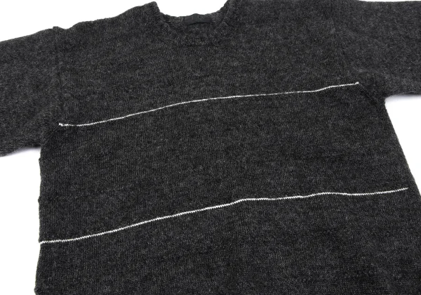 L.Q. Y's for men Wool Striped Knit Sweater K-163993_007