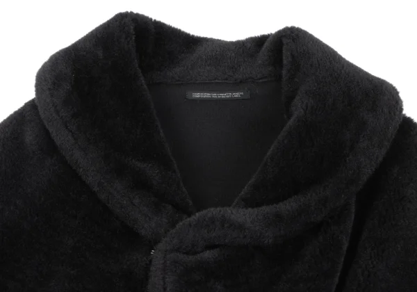 Yohji Yamamoto FEMME Faux Fur Hook Closure Cape K-163994_004