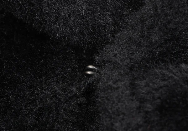 Yohji Yamamoto FEMME Faux Fur Hook Closure Cape K-163994_005