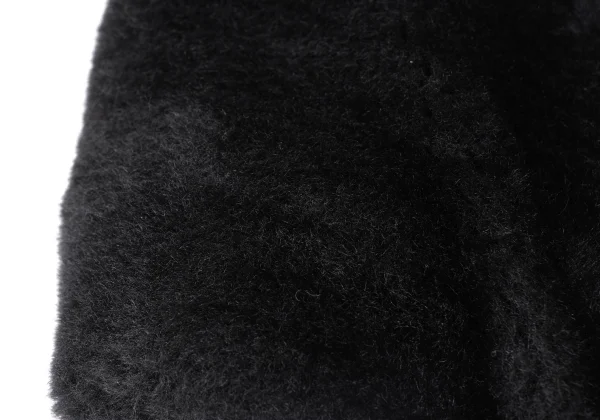 Yohji Yamamoto FEMME Faux Fur Hook Closure Cape K-163994_007