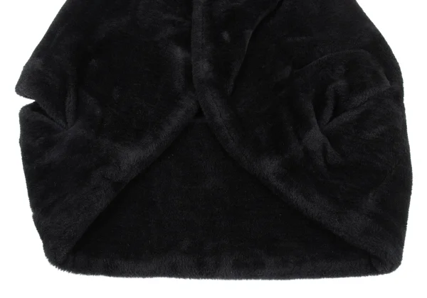 Yohji Yamamoto FEMME Faux Fur Hook Closure Cape K-163994_008