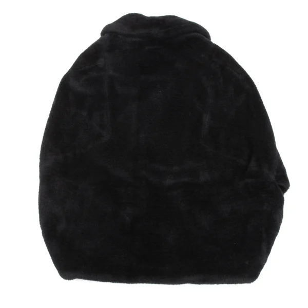 Yohji Yamamoto FEMME Faux Fur Hook Closure Cape K-163994_012