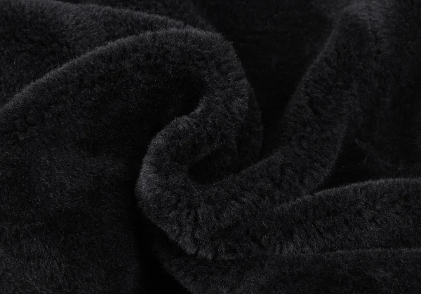 Yohji Yamamoto FEMME Faux Fur Hook Closure Cape K-163994_013