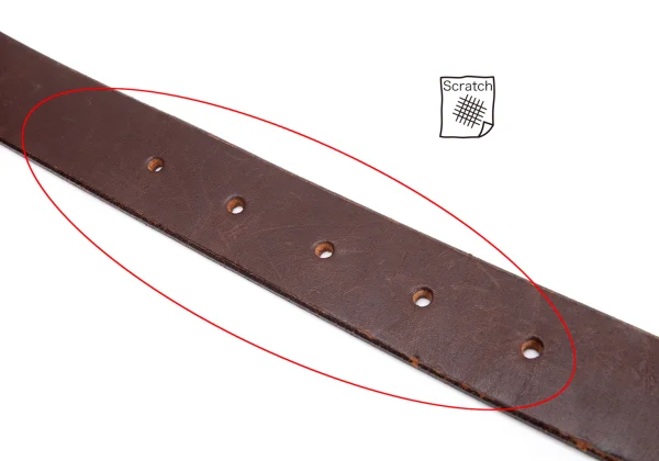 tricot COMME des GARCONS Metal Buckle Leather Belt K-163996_004